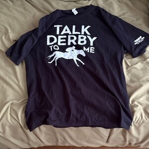 Jerzees Black 'Talk Derby to Me' Short Sleeve Tee